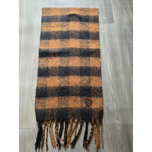 H&M Cosmic Youth Oversized Plaid Scarf With Fringe - Picture 1 of 5